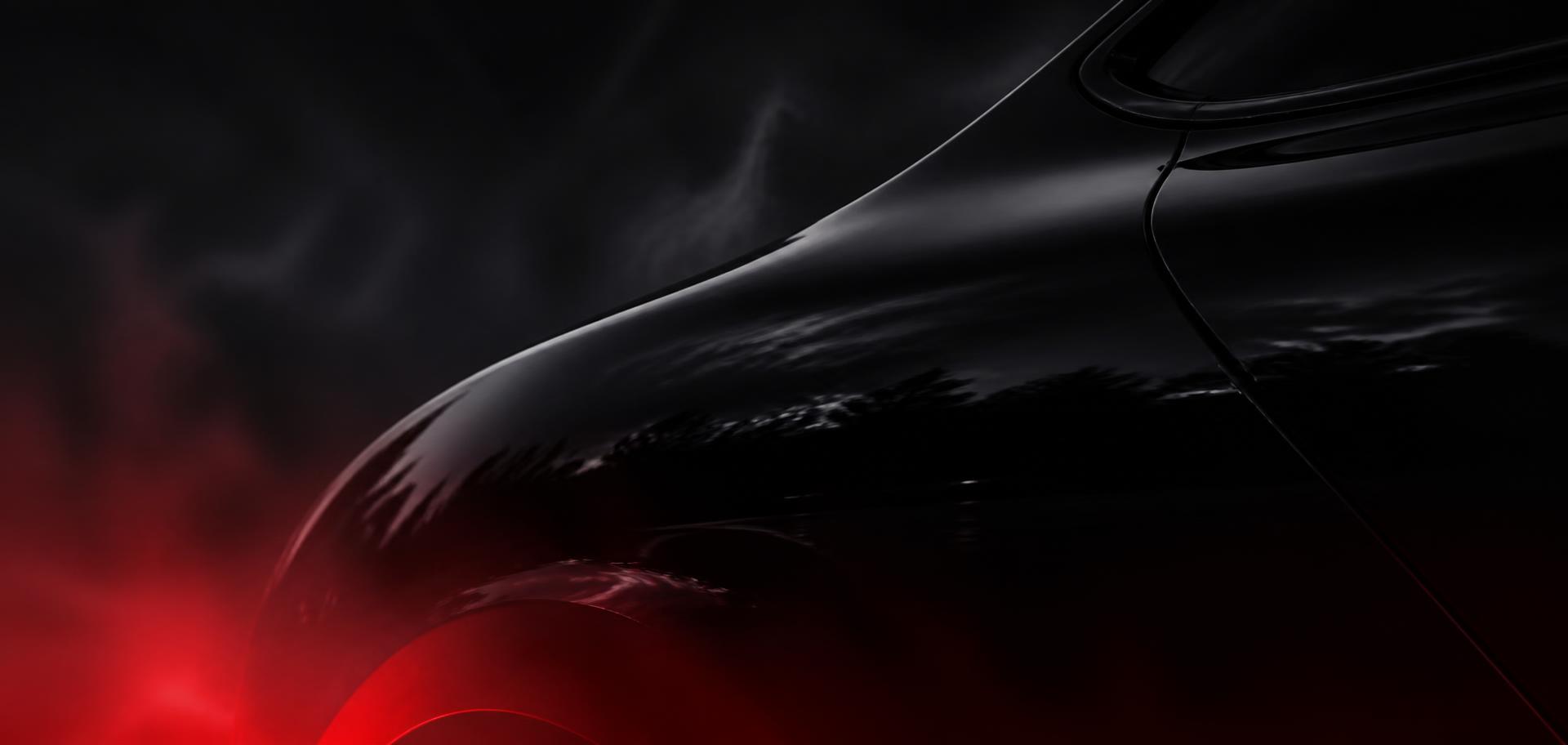 Finished body panel with deep gloss and a clean reflection line